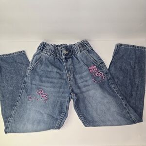 H&M Blue Elastic Waist Denim Jeans